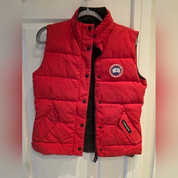 Canada Goose Jackets & Blazers - Canada Goose Women's Red Puffer Vest